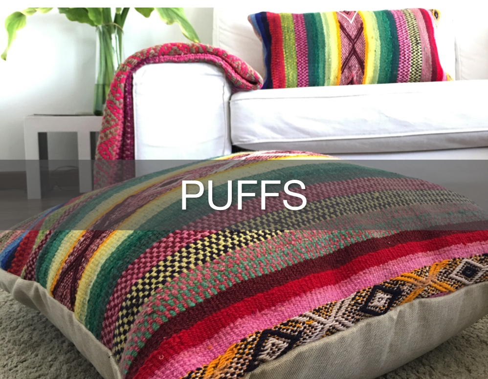 puffsetnicos, cojines de suelo, puffs, etnico, telares peruanos, telares bolivianos, telares chilenos