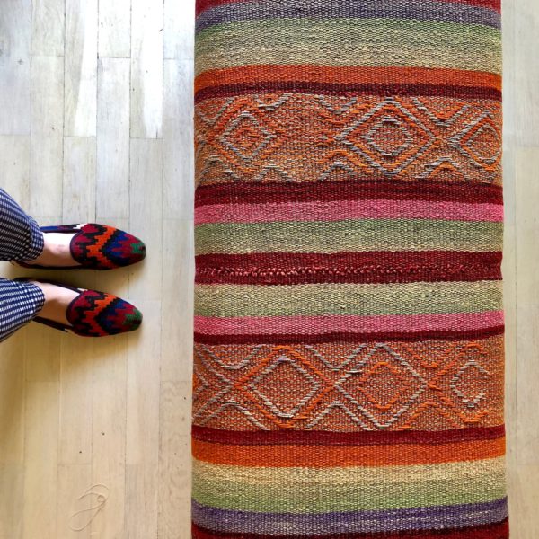 banco étnico alfombras étnicas - banco tapizado telares artesanales