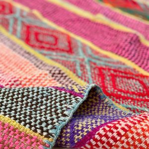 Frazada cuzqueña peruana alfombras etnicas